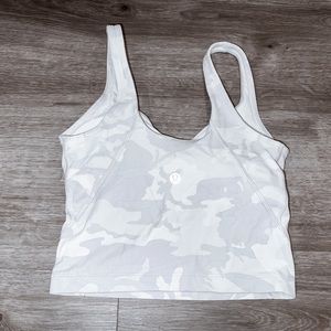 Lululemon white camo align tank